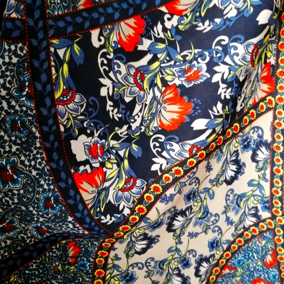 It's Me Brand Sheer Floral Print Breezy Mini Dress - Picture 4 of 5